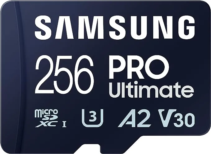 Samsung 256GB PRO Ultimate UHS-I microSDXC Card with SD Adapter