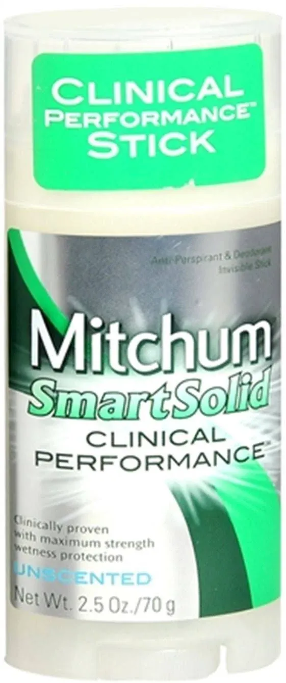 Mitchum Smart Solid Anti-Perspirant Deodorant Unscented