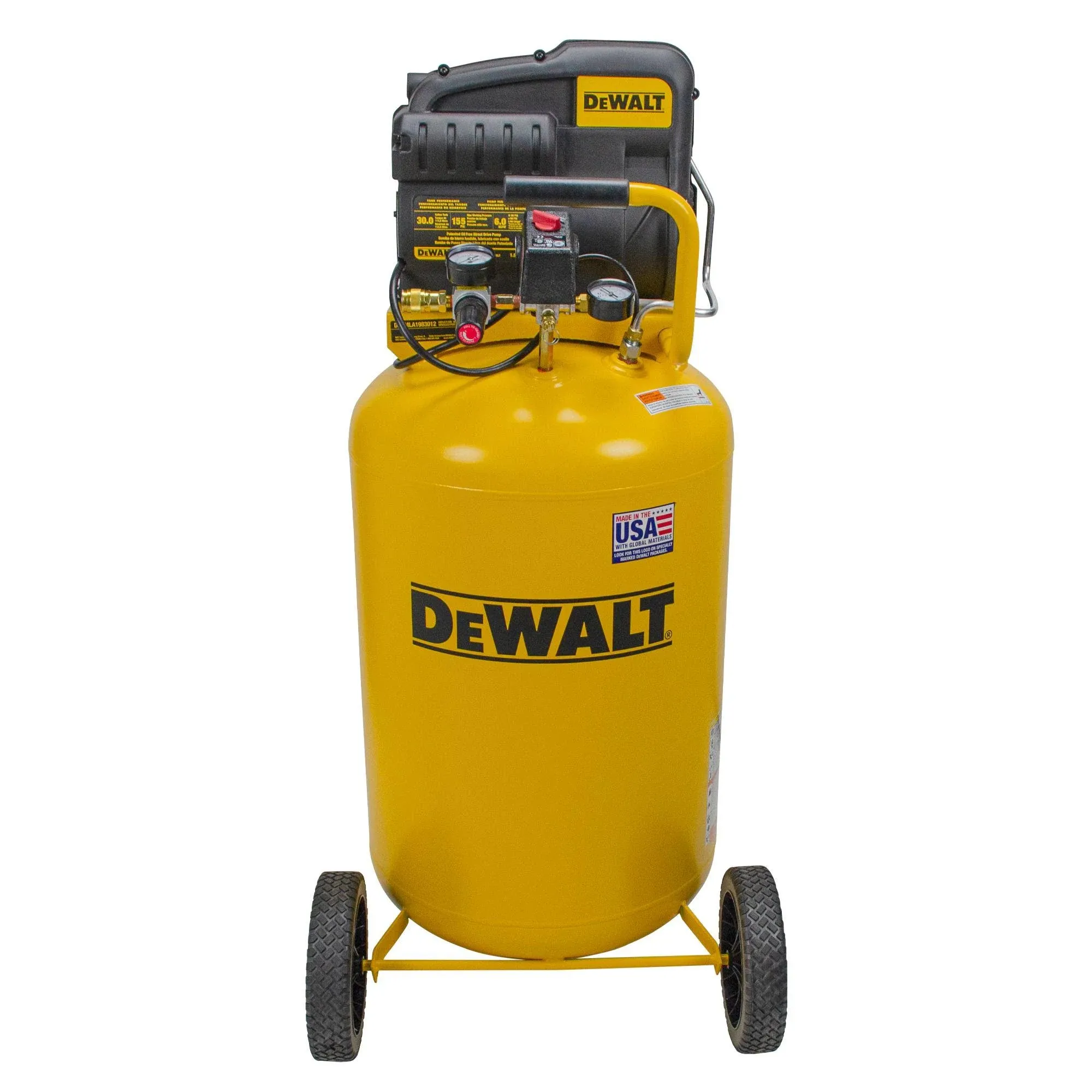 DeWalt 30-Gallon Portable Electric Vertical Air Compressor