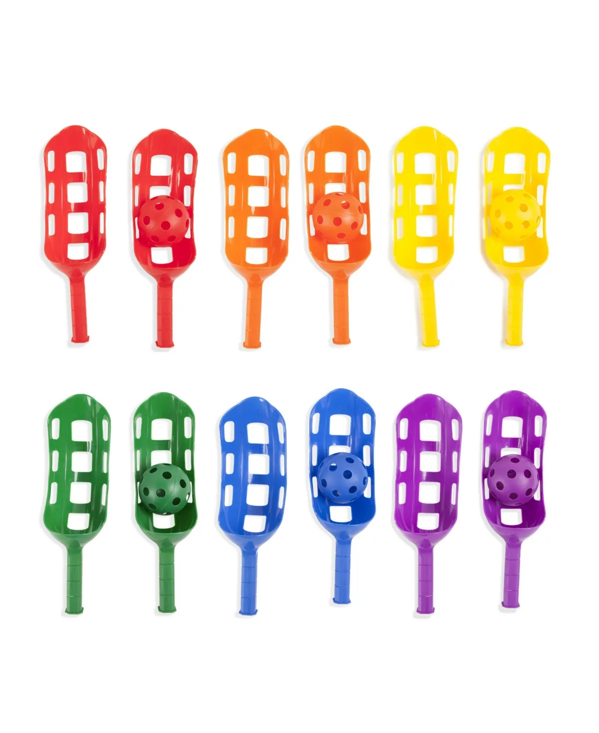 Scoop Ball Set, 18 Pieces In Assorted