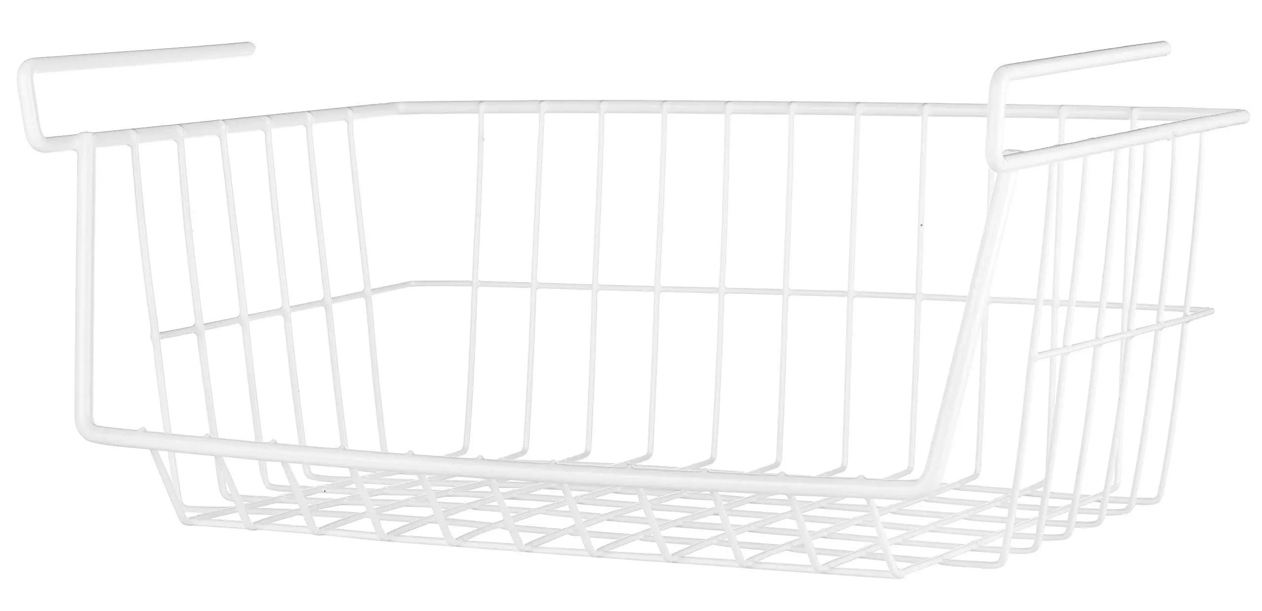 Whitmor 7 in. H X 16 in. W X 10 in. L White Shelf Basket