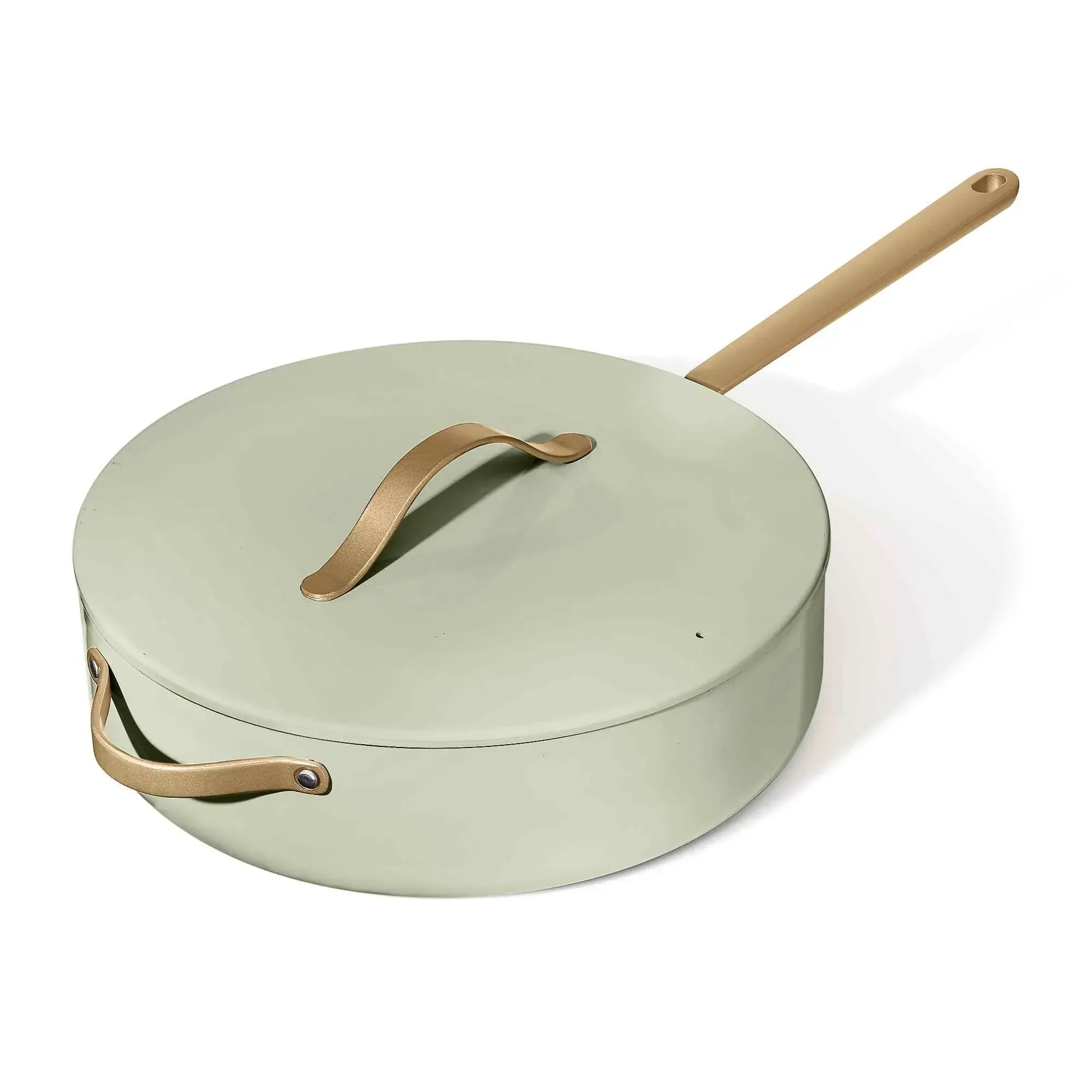 NEW Beautiful 5.5 Quart Ceramic Non-Stick Sauté Pan, Sage Green US