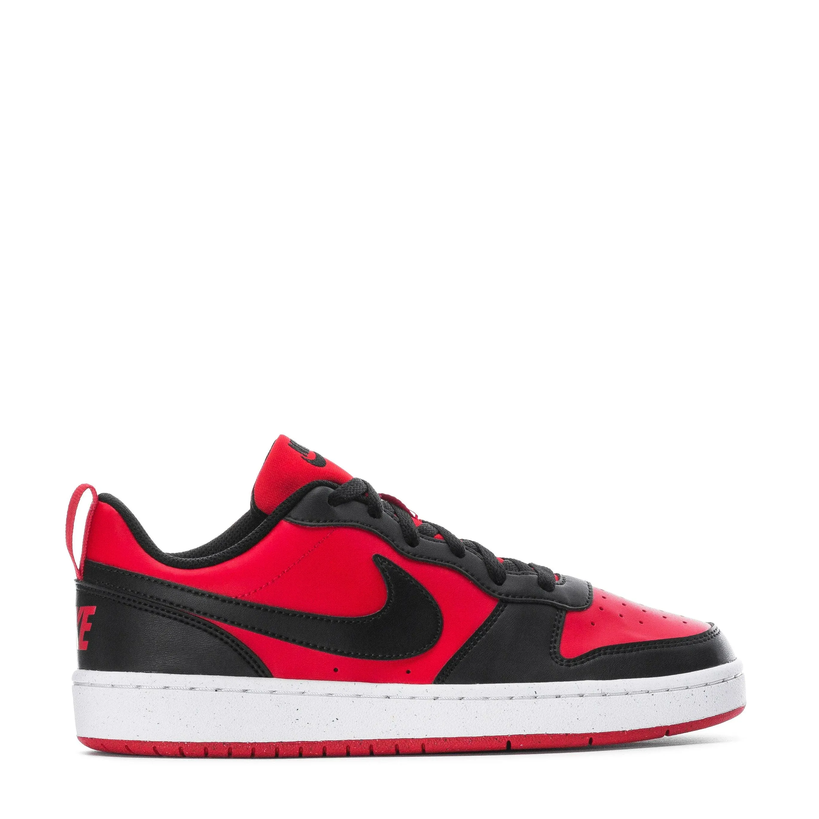 Nike Court Borough Low Recraft Big Kids' Shoes - University Red/White/Black