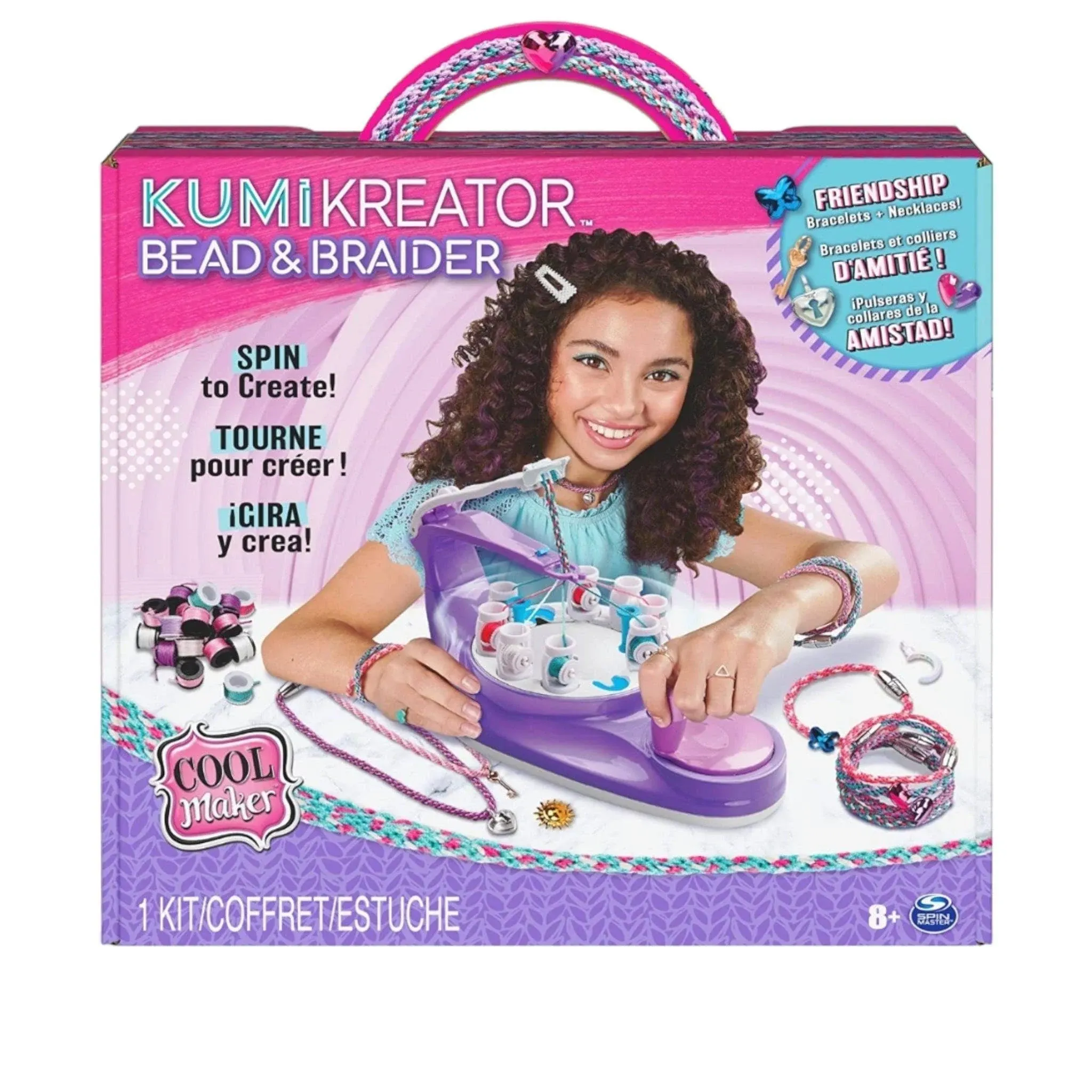 Cool Maker KumiKreator Bead & Braider Necklace and Bracelet Making Kit