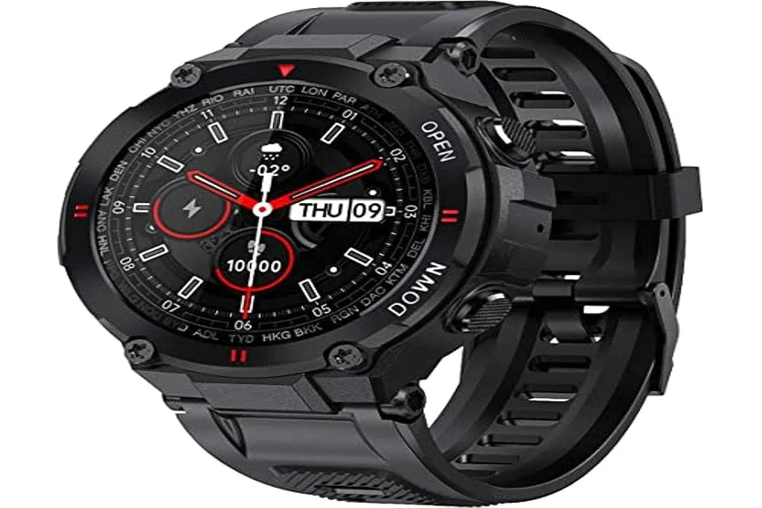 K27 Outdoor Smart Bracelet: 1.28 Inch IPS Waterproof Wristwatch Compass With Heart Rate, Blood Pressure, And Oxygen Monitoring From Madai, $36.29 | DHgate.Com