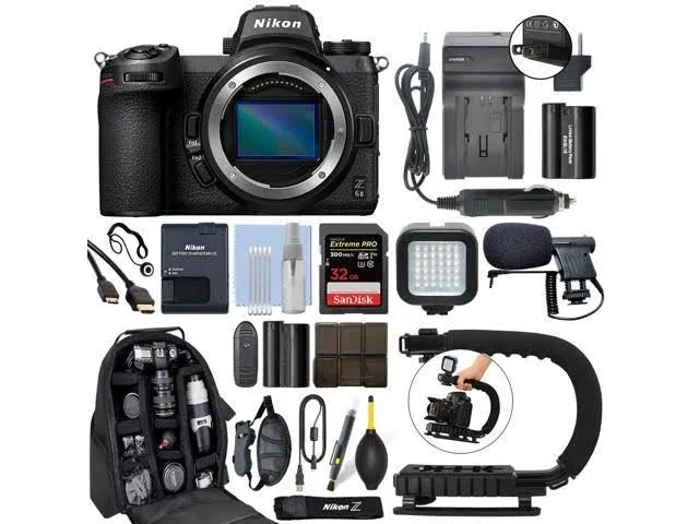 Nikon Z 6II FX-Format Mirrorless Camera &amp; NIKKOR Z 24-70mm f/4 S Lens Bundle