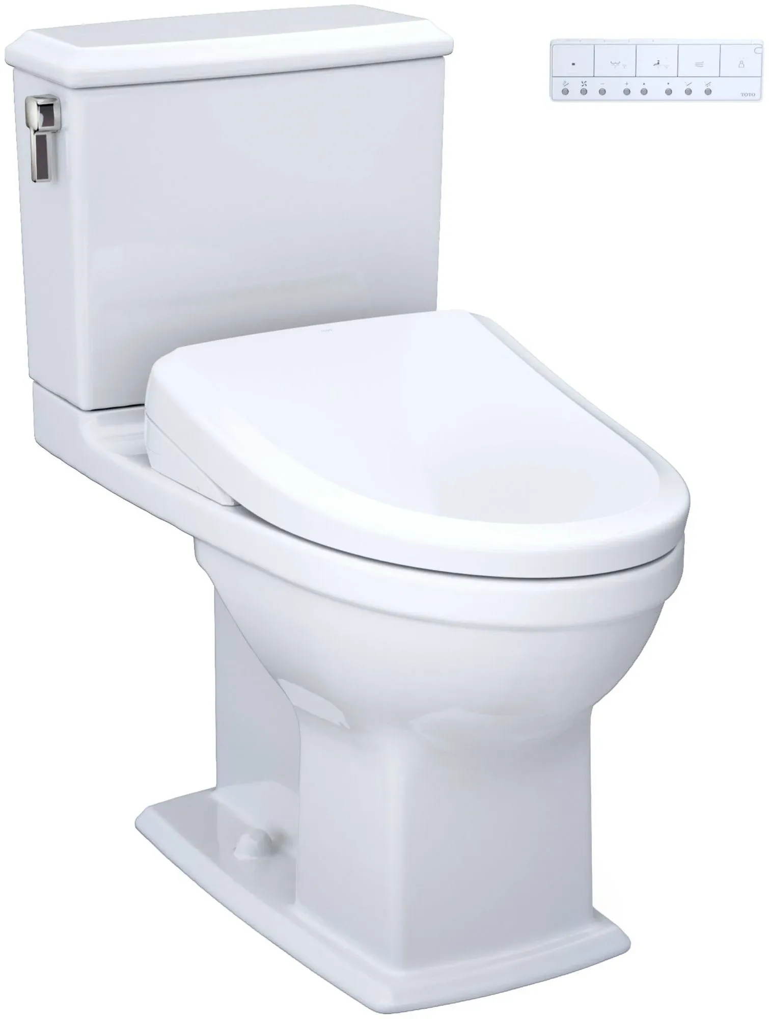 Toto 0.9 / 1.28 GPF Dual Flush Two Piece Elongated Toilet - Contemporary - Toilets - by The Stock Market | Houzz