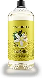 Caldrea Hand Soap Refill, Aloe Vera Gel, Olive Oil and Essential Oils to Cleanse and Condition, Sea Salt Neroli Scent, 32 oz