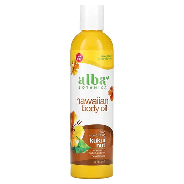 Alba Botanica Hawaiian Body Oil Kukui Nut