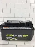 40V Volt Lithium-ion 6.0 Ah High Capacity Battery Op40602