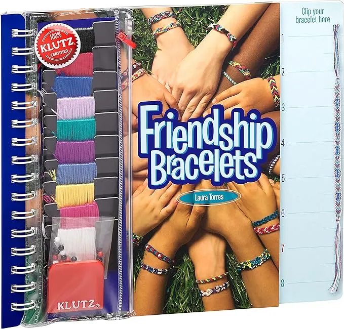 Klutz Friendship Bracelets Craft Kit Multicolored, 10.5" Length x 0.69" Width x 9" Height