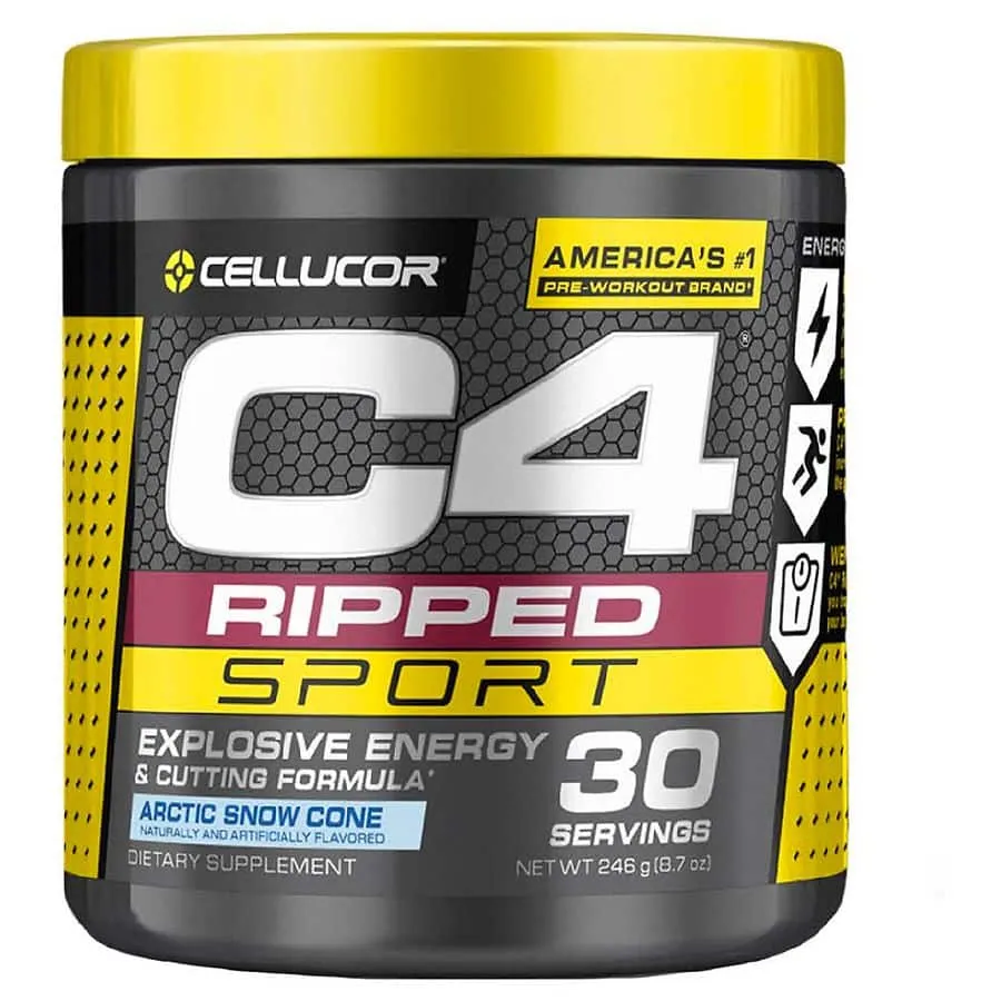 Cellucor, C4 Ripped Sport, przedtreningówka, Arctic Snow Cone, 210 g