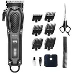 Haokry Hair Clippers for Men Professional - Cordless&Corded Barber Clippers for Hair Cutting & Grooming, Rechargeable Beard Trimmer