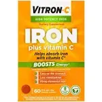 Vitron-C High Potency Iron Supplement with 125 mg Vitamin C, 60 Count