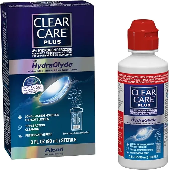 Clear Care Cleaning & Disinfecting Solution, Plus - 3 fl oz