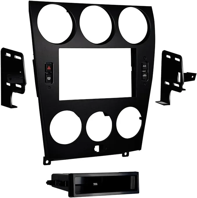 Metra® 99-7524B - Double DIN Charcoal Black Stereo Dash Kit