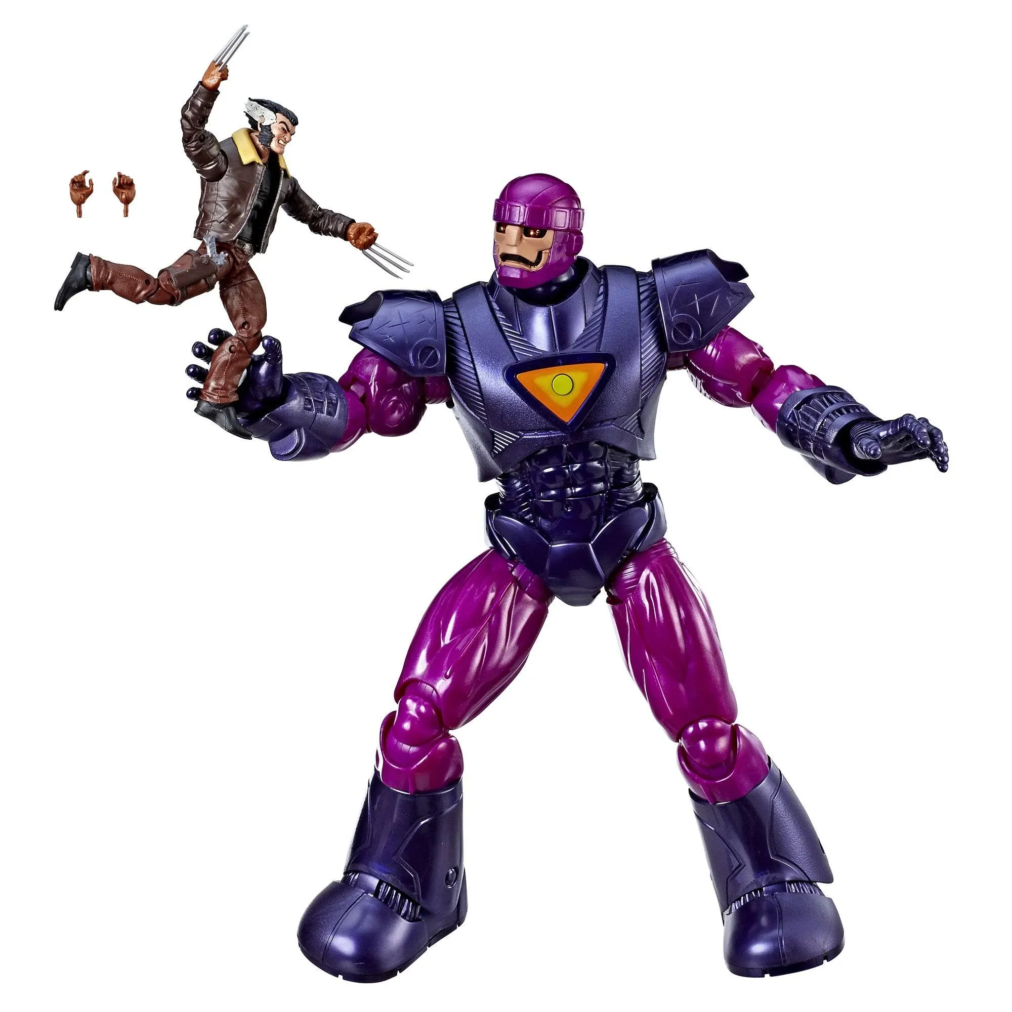 Hasbro Marvel Legends Series X-Men Days of Future Past 16" Electronic Sentinel and 6" Wolverine Figure (Amazon Exclusive)