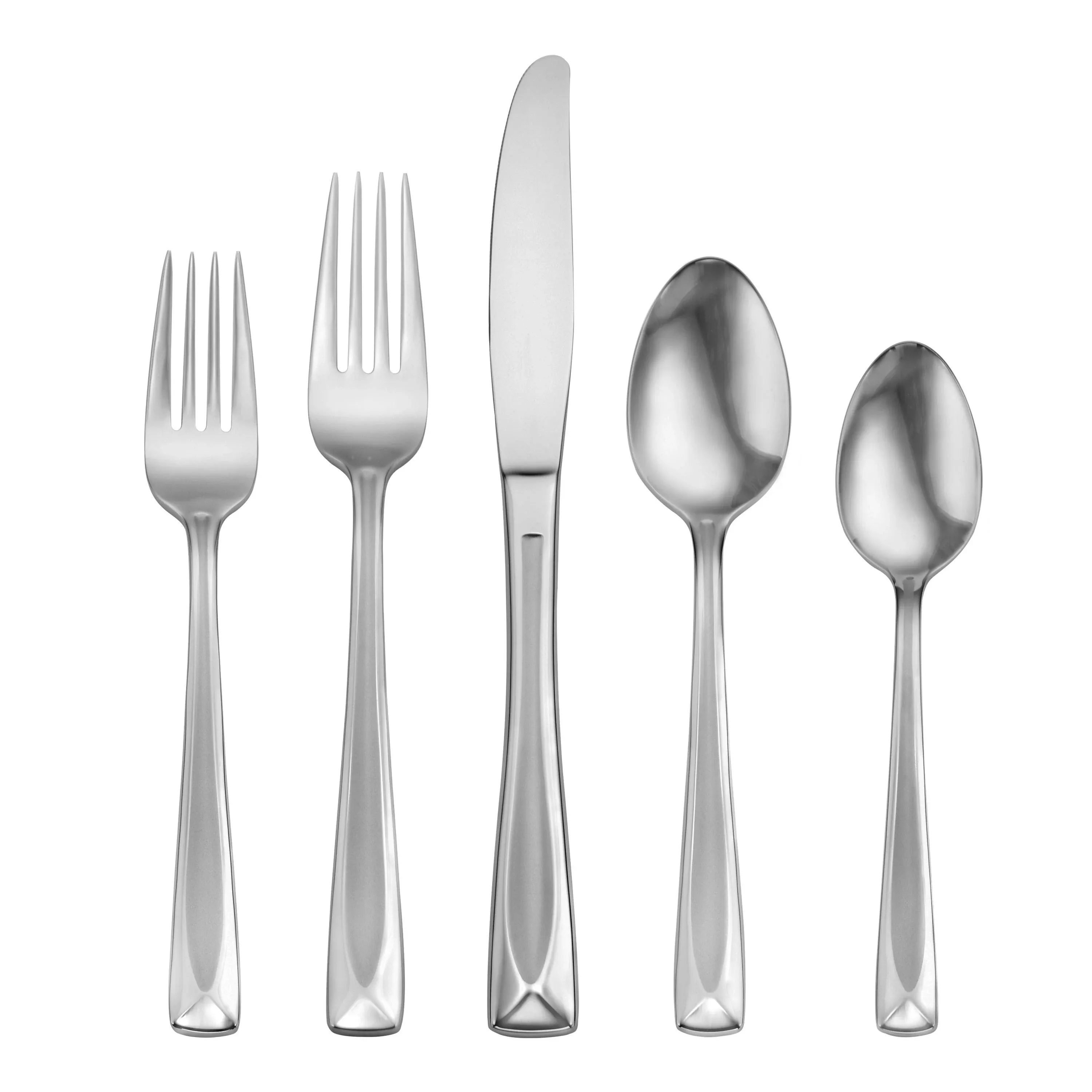 Oneida Satin Lincoln - Stainless Steel 45pc Flatware Set (Service for Eight) NEW