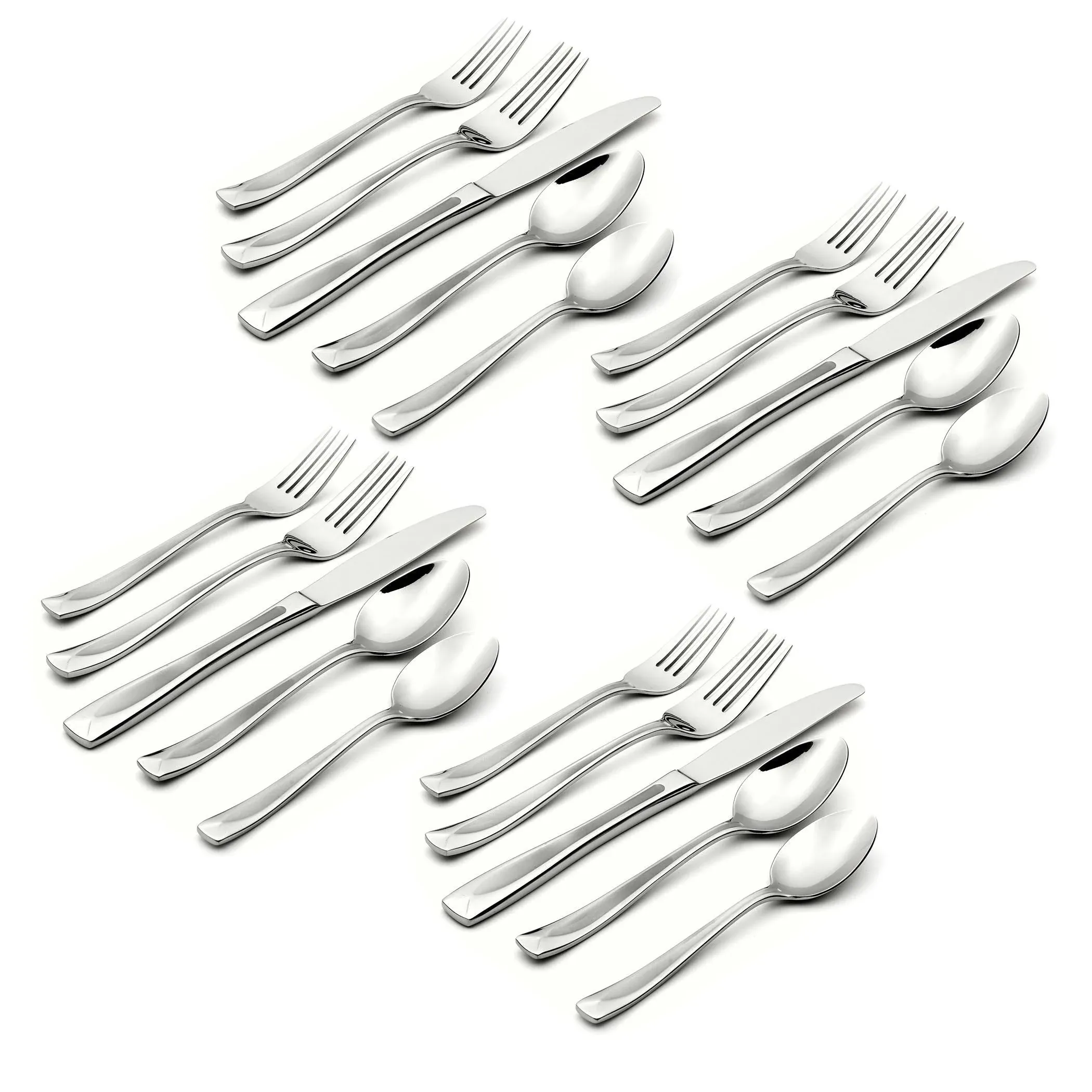 Oneida Lincoln 20 Piece Everyday Flatware, Service for 4