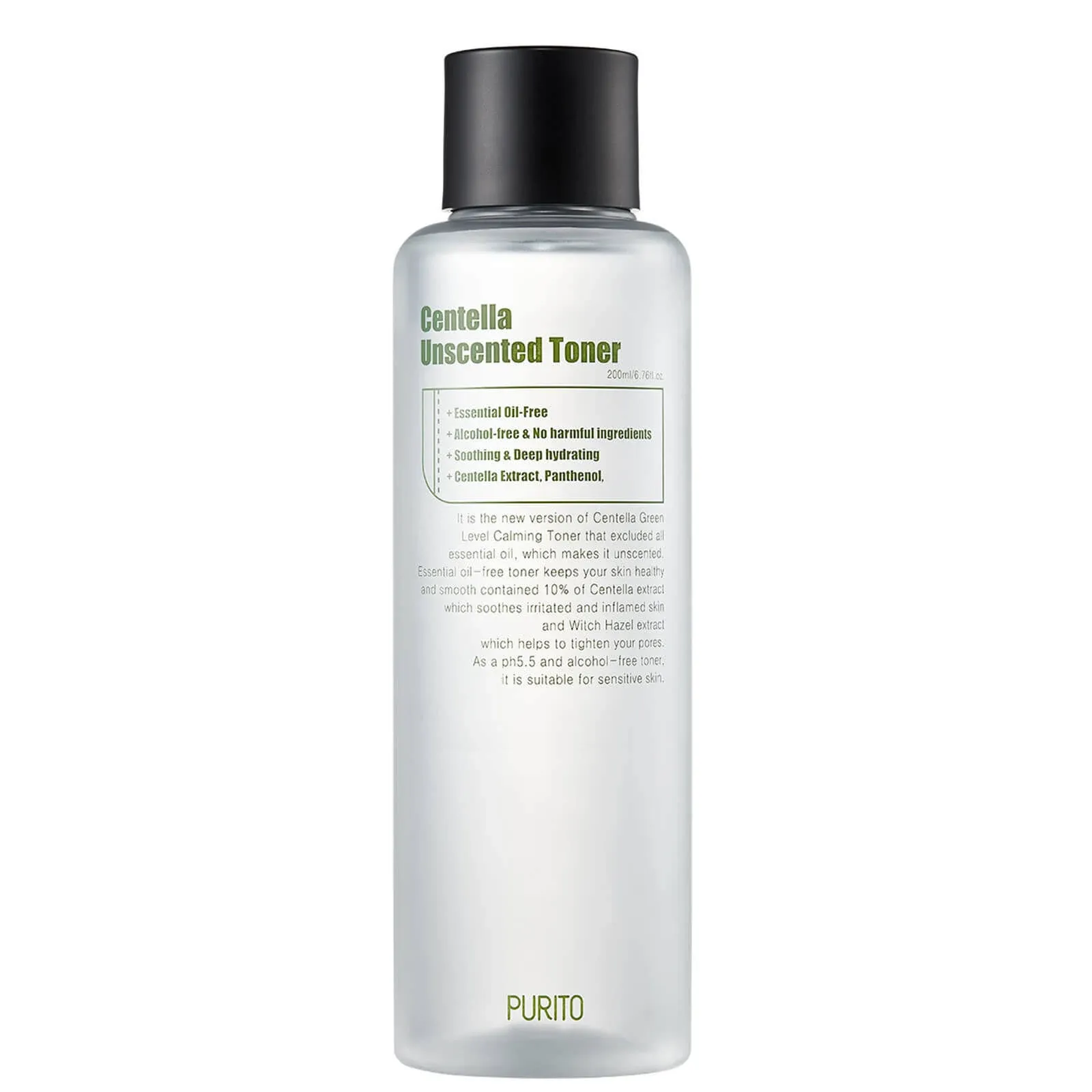 Purito Centella Unscented Toner, 200 ml