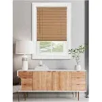 Cordless Light Filtering Mini Blind - 41 Inch Width, 64 Inch Length, 1&#034; Slat ...