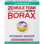 20 Mule Team Borax Detergent Booster & Multi-Purpose Household Cleaner - 65.0 oz