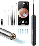 Loyker Ear Wax Removal, Ear Cleaner Camera with 1080p, Ear Cleaning Kit with 6 Ear Pick, Ear Camera for iPhone, iPad, Android Phones, with 8 Pcs Ear Set