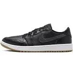 Air Jordan 1 Low Golf Shoes Black/Anthracite-Brown-White / 10.5