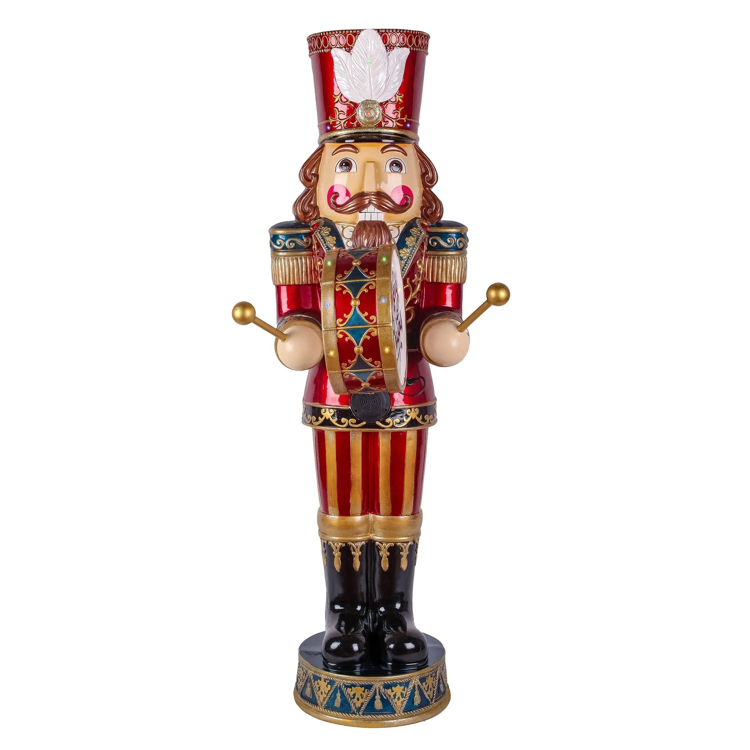 National Tree Company 58 Animated Nutcracker with Multicolor Lights and Music