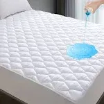 Lunsing Twin XL Mattress Protector for College Dorm Room Essentials, Back to School Waterproof Breathable Noiseless Twin Extra Long Mattress Pad with