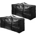 BAG-THAT! 2 Pack XXL Moving Bags, Jumbo Extra Large Heavy Duty Stronger Handles Wrap Around Storage Bags Moving Totes Storage Totes Zippered Reusable