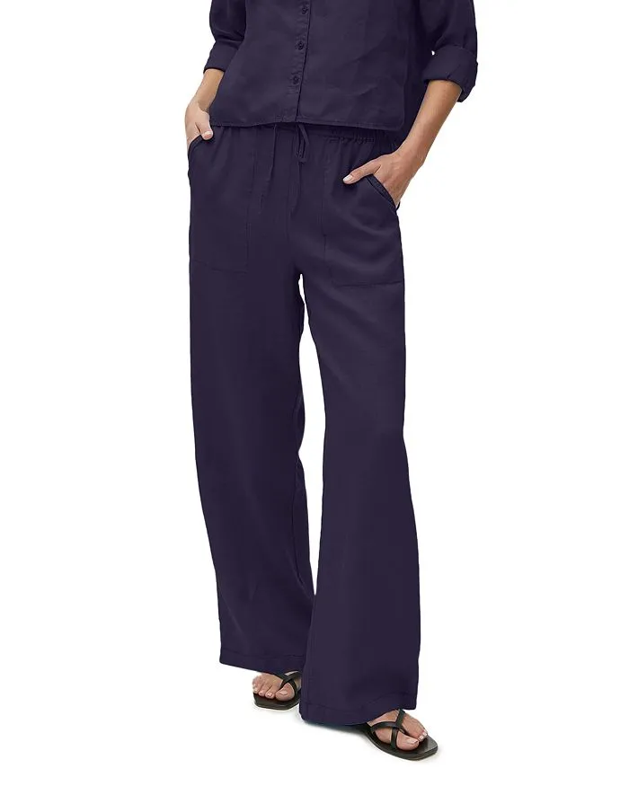 Women's Michael Stars Jules Wide Leg Linen Pants