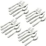 Lenox Oneida Lincoln 20-Piece Flatware, Stainless Steel