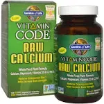 Garden of Life, Vitamin Code，RAW CALCIUM，120 粒素食胶囊