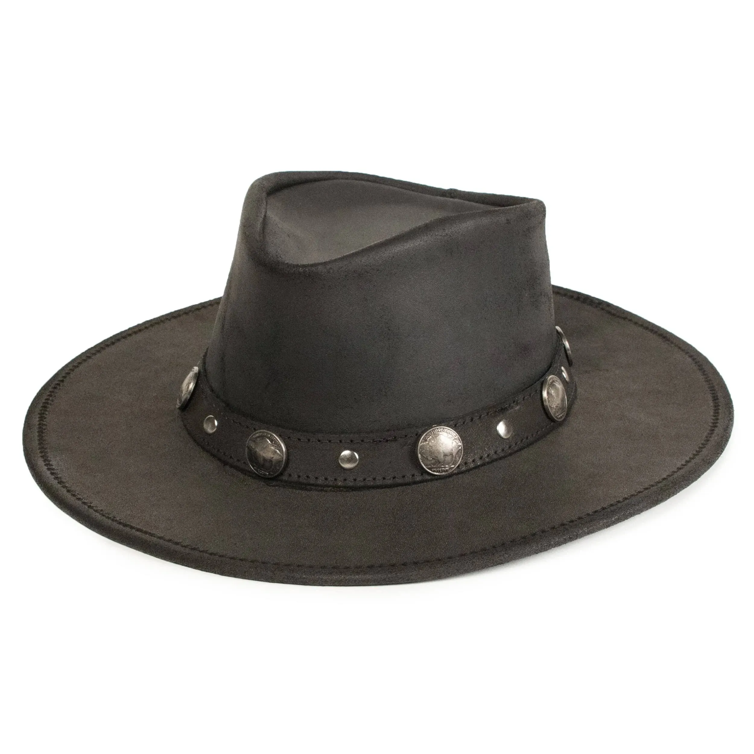 Minnetonka Buffalo Nickel Hat Medium / Black