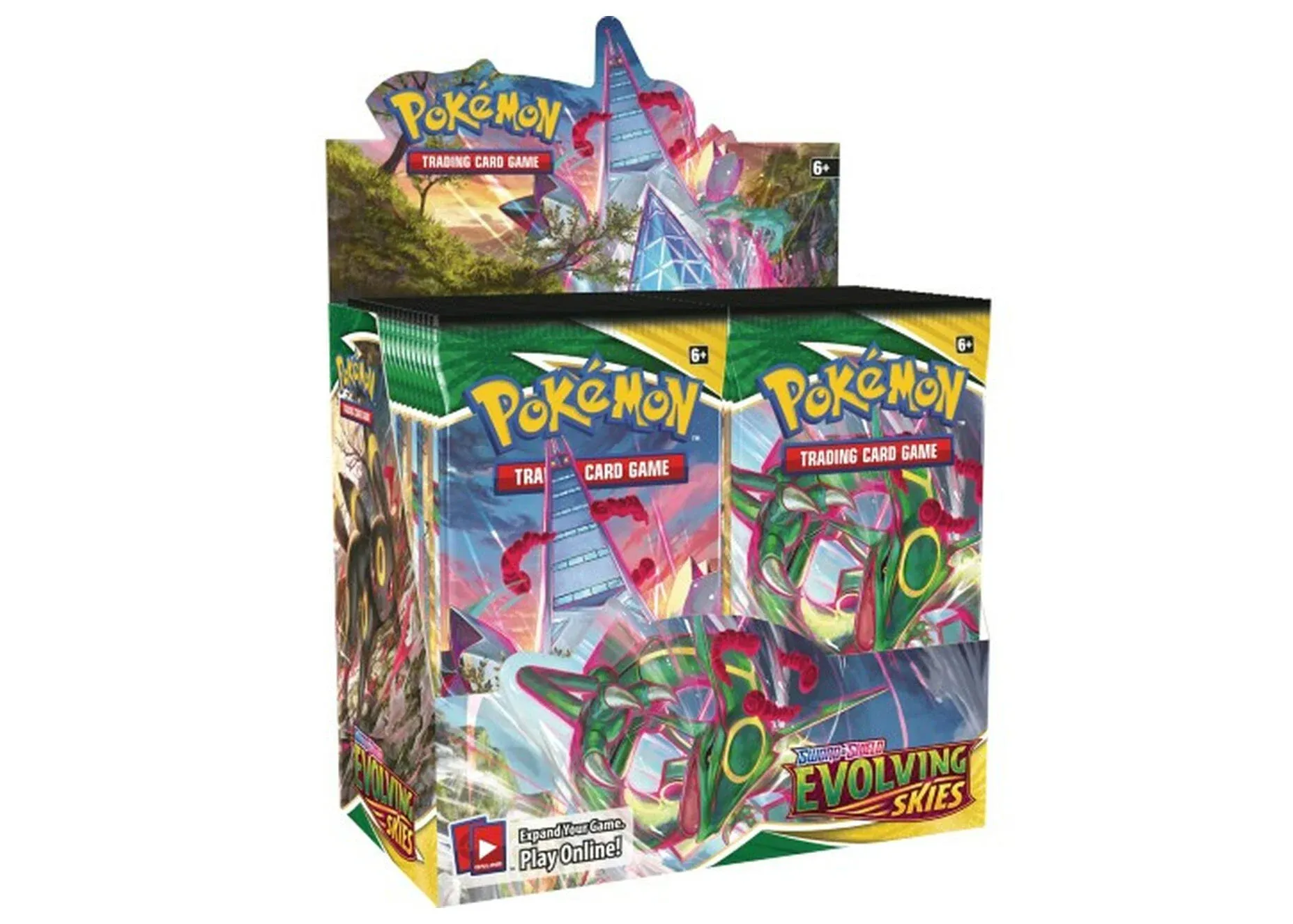 Pokemon Sword and Shield Evolving Skies Booster Display Box (36 Packs of 10 Cards)