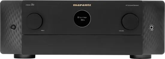 Marantz Cinema 50 9.4-Ch Receiver (110W X 9) - 4K/120 and 8K Home Theater Receiver (2022 Model), Built-in Bluetooth, Wi-Fi & HEOS Multi-Room, Supports Dolby Atmos, DTS:X Pro, IMAX Enhanced & Auro 3D