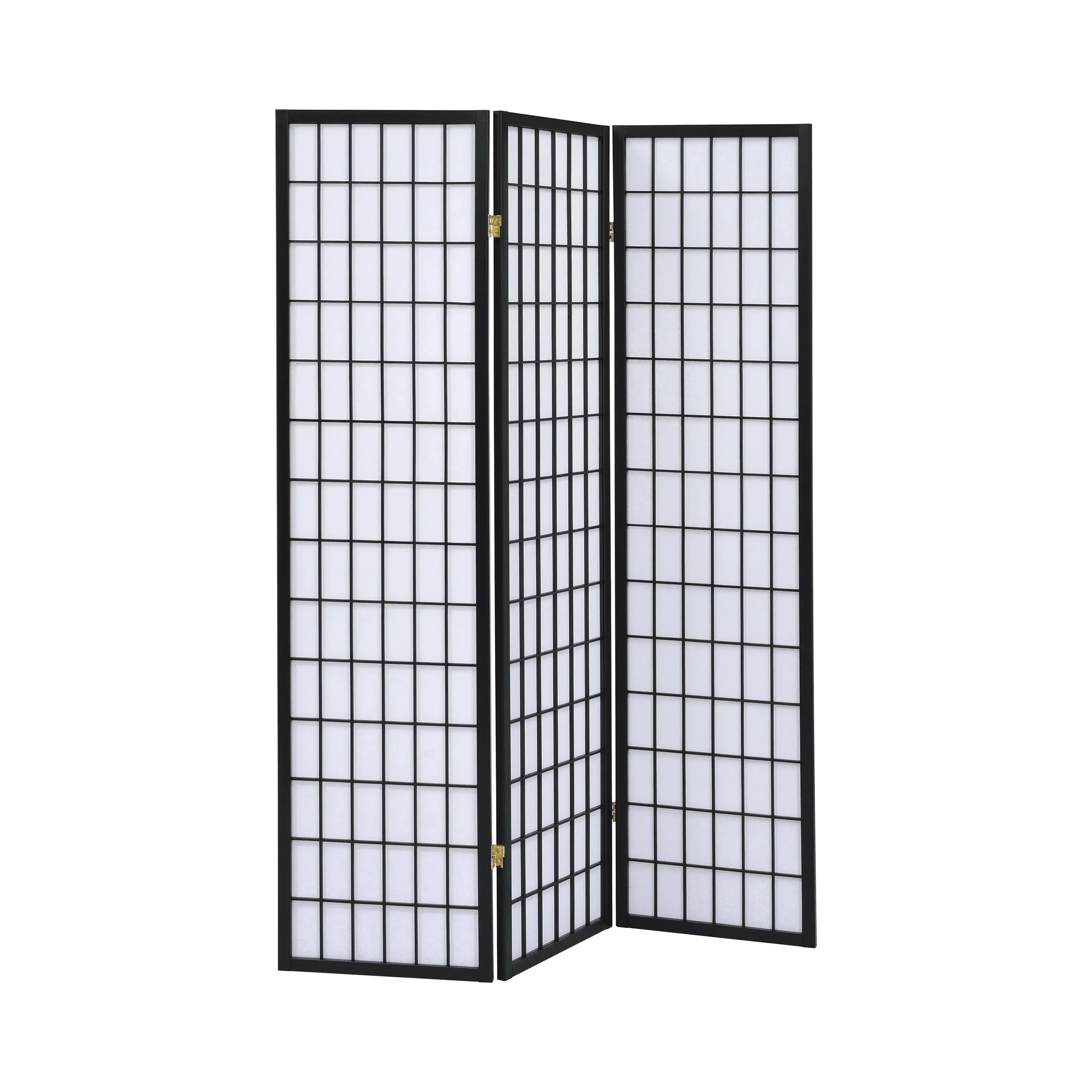 Coaster - 3-Panel Folding Screen Black