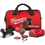 Milwaukee 2522-21XC M12 FUEL Cut Off Tool Kit w/ FREE 2415-20 M12 Drill Driver