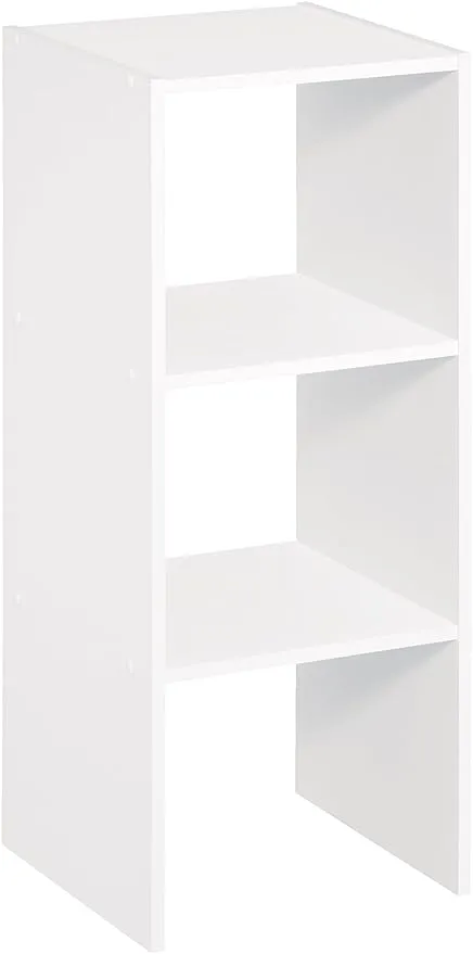 Closetmaid Home Stackable 2-Cube Cubeicals Organizer Storage, White (Used)