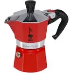 4941 Moka Express Espresso Maker, 1cups, Red