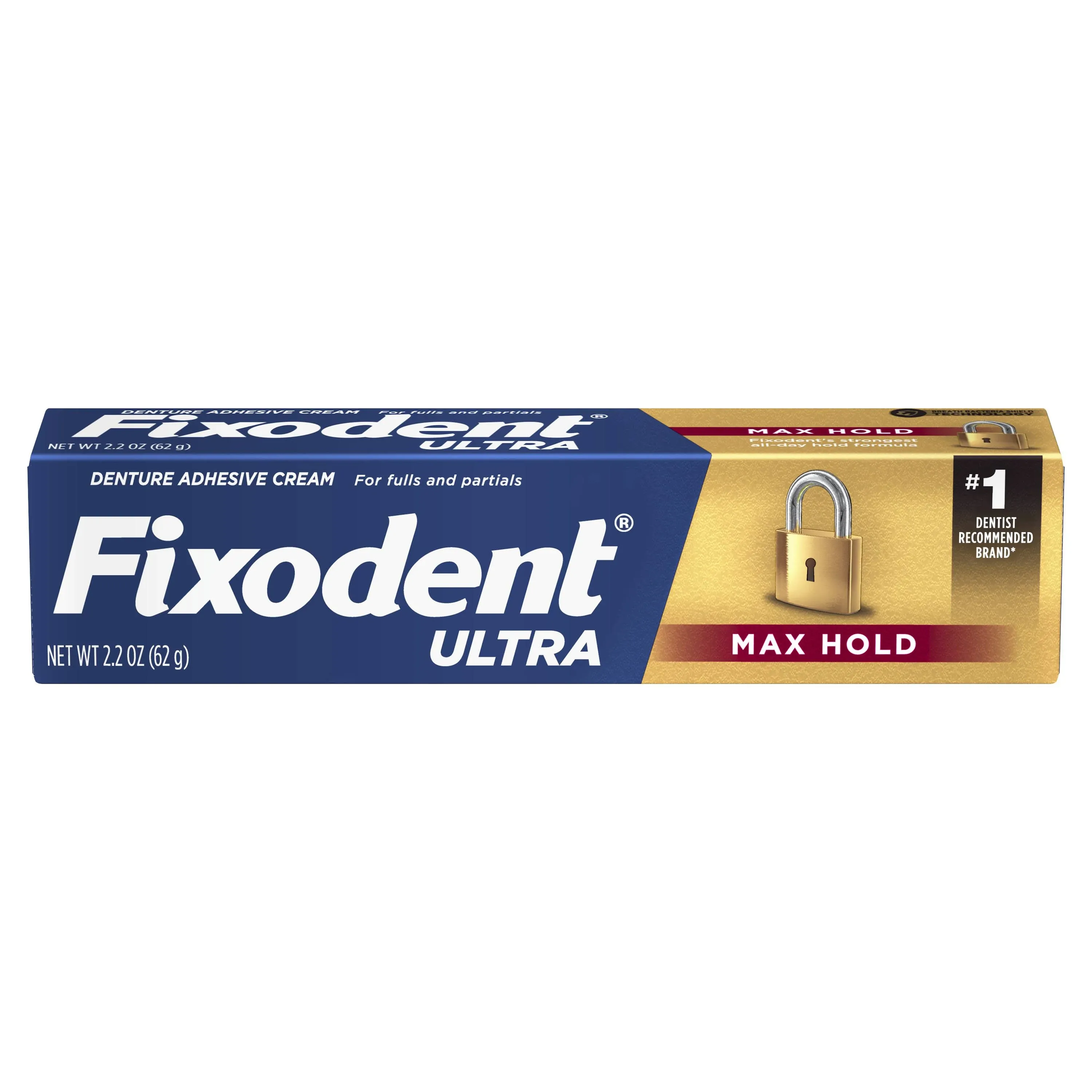 Fixodent 2.2 Oz. Ultra Max Hold Denture Adhesive Cream