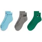 Nike Everyday Plus 3-Pack DRI-FIT Cushioned Ankle Socks Mens L 8-12