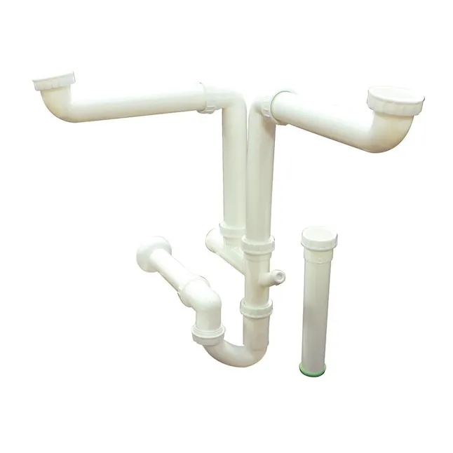 Transolid White Kitchen Sink Drain Kit TSDIK