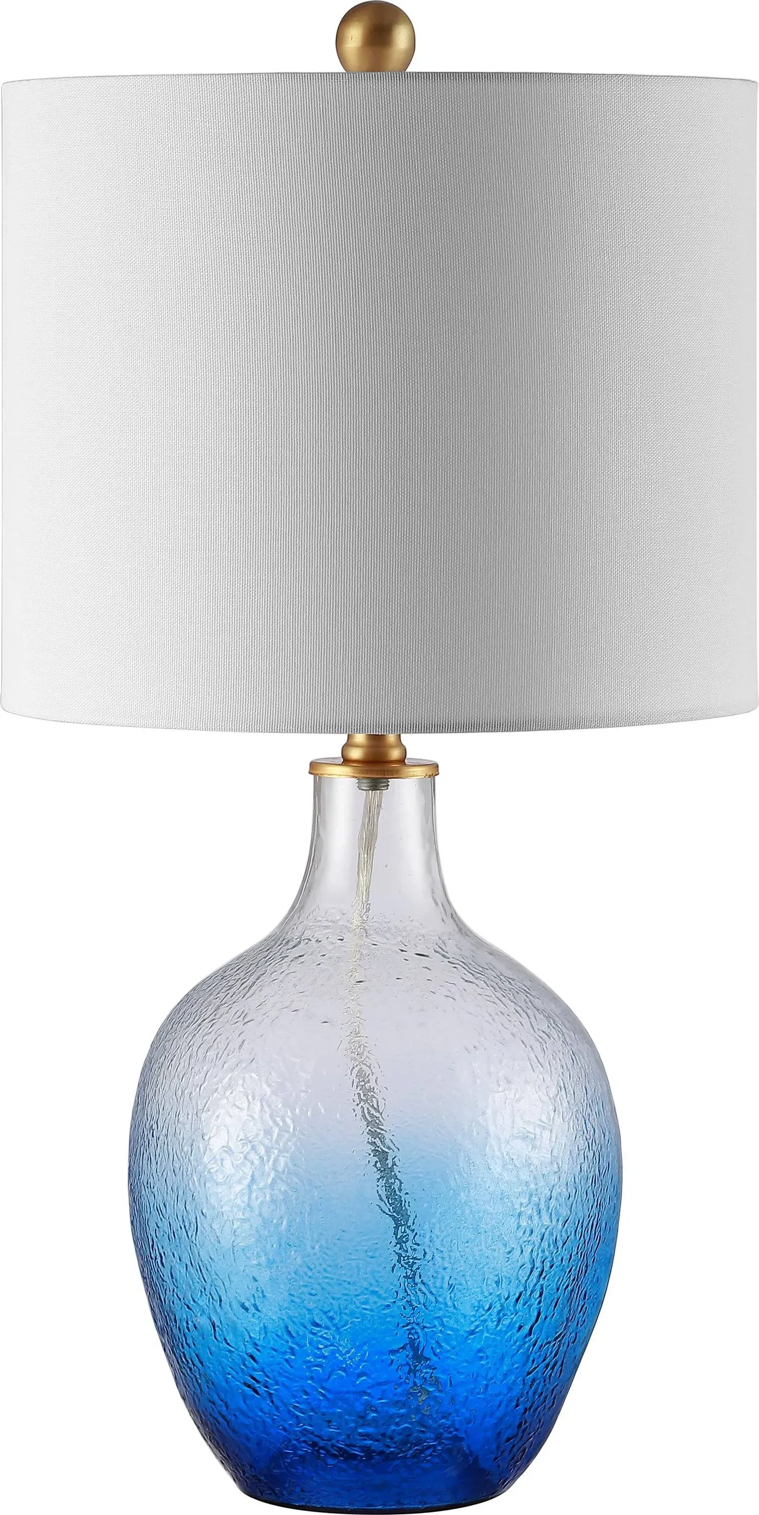 SAFAVIEH Lighting 23.75-inch Merla Table Lamp - 12&#034; x 12&#034; x Ombre Blue 12&#034; x 12&#034;