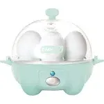 Dash Rapid Egg Cooker: 6 Egg Capacity Electric Egg Cooker for Hard Boiled Eggs, Poached Eggs, Scrambled Eggs, or Omelets with Auto Shut Off Feature