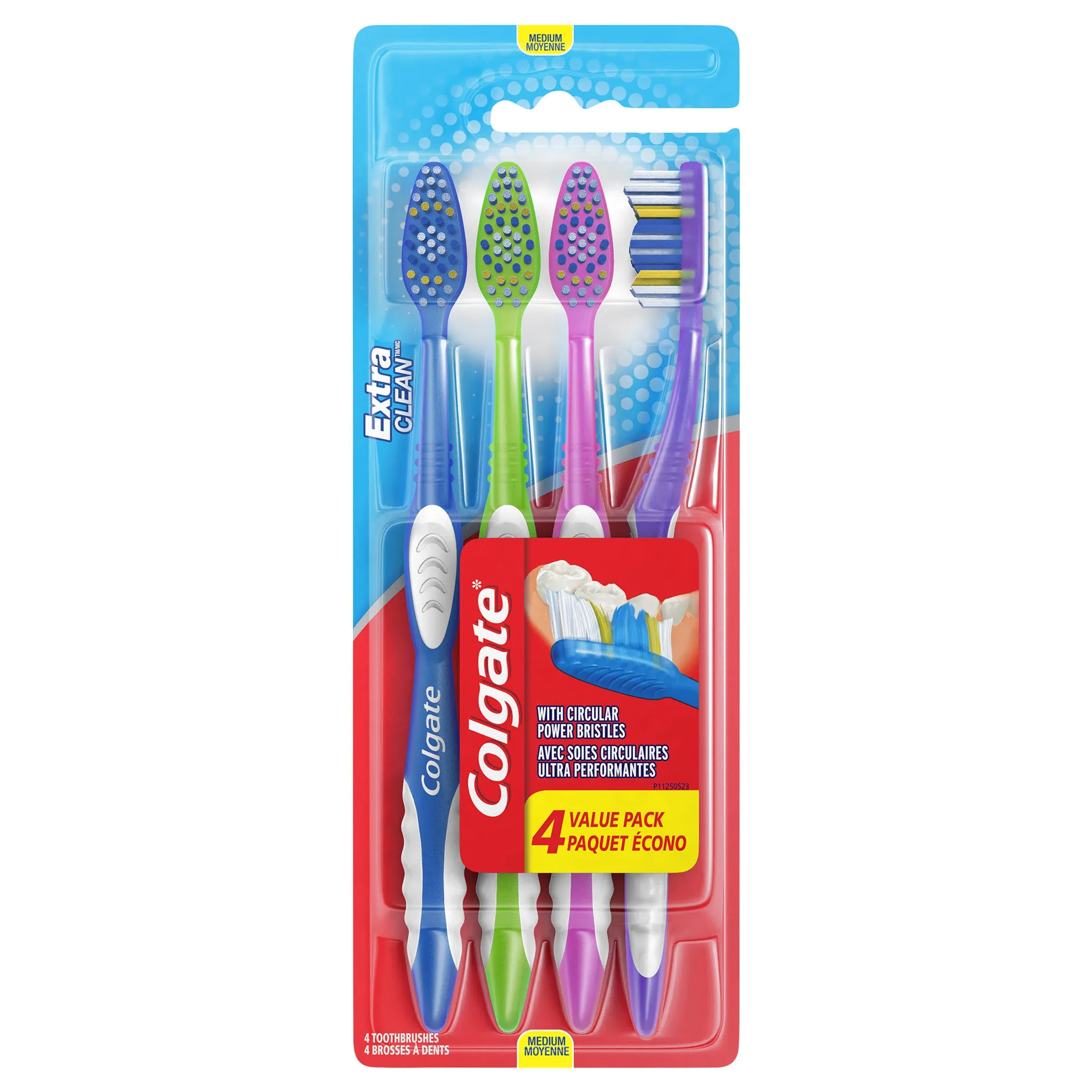 COLGATE EXTRA CLEAN STANDARD TOOTHBRUSH SOFT  BRISTLES YOU PICK COLOR NEW