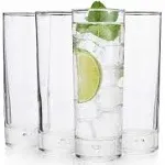  The Original “New York Long Drink” Highball Glass 4-Piece Set (Gift Box 