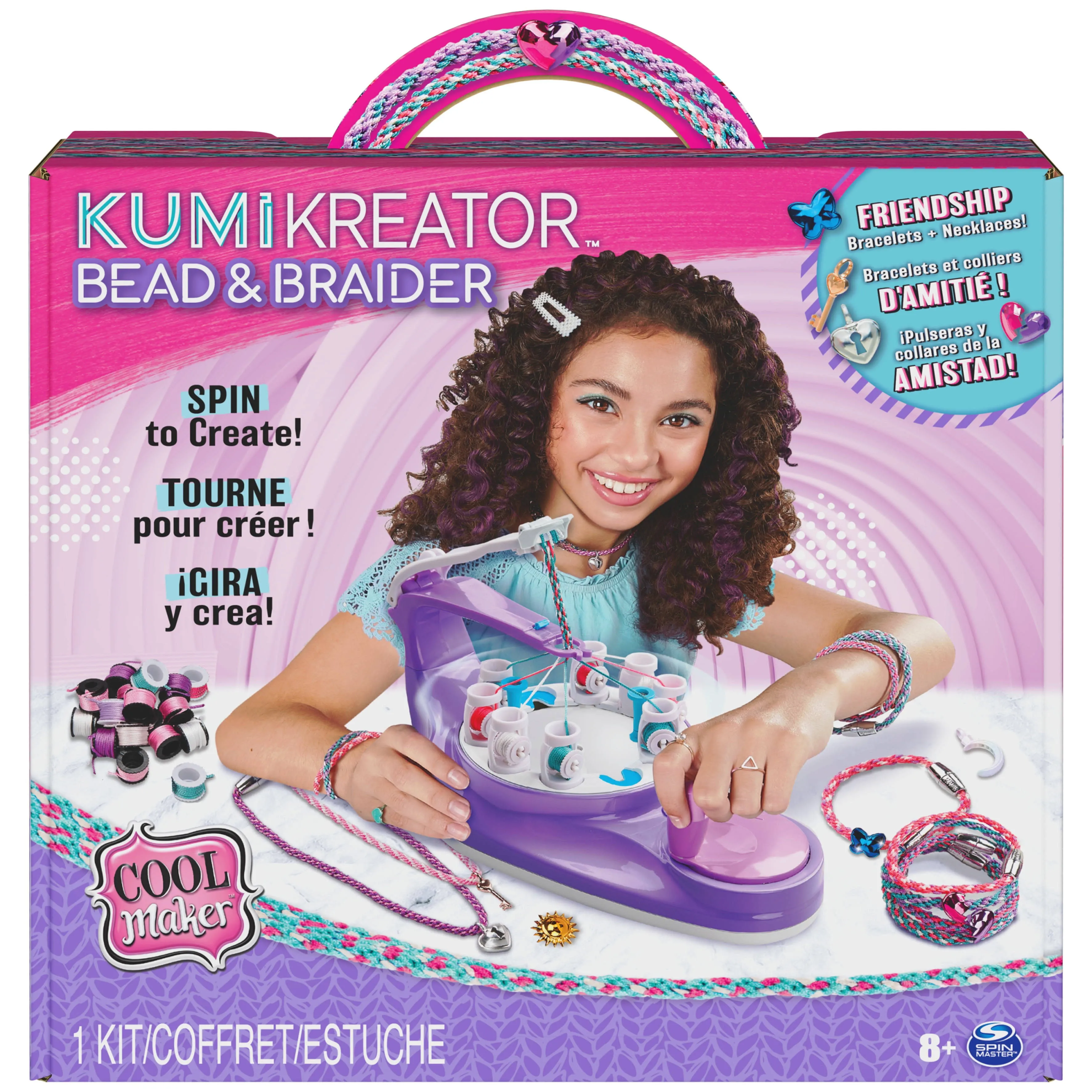 Cool Maker KumiKreator Bead & Braider Necklace and Bracelet Making Kit