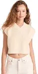 Free People Easy Street Vest Cream / S